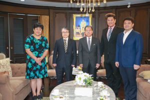 ประธาน กสทช. ให้การต้อนรับผู้อำนวยการสำนักมาตรฐานโทรคมนาคมของสหภาพโทรคมนาคมระหว่างประเทศ (ITU-T) ในโอกาสเข้าเยี่ยมคารวะ